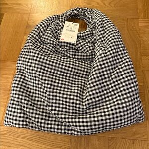 Zara Monochrome Checkered Accessory